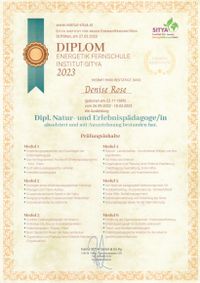 Zertifikat Dipl. Natur- und Erlebnisp&auml;dagogin